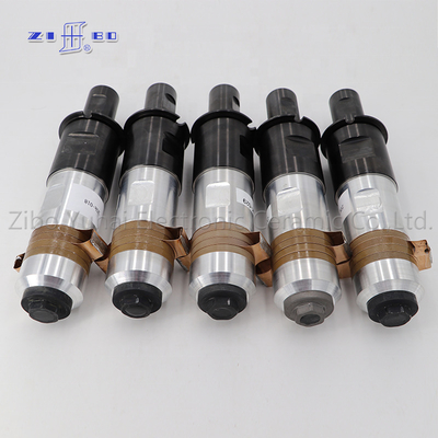 Garment Shops High Power Ultrasonic Transducer 20 KHz Piezoelectric Transducer 2000W For Welding Transducer