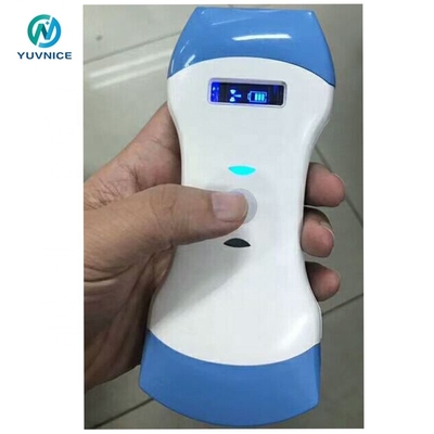 Waterproof Wireless Metal Elements 128 Mini Dual Head Portable Ultrasound Convex Linear Probe